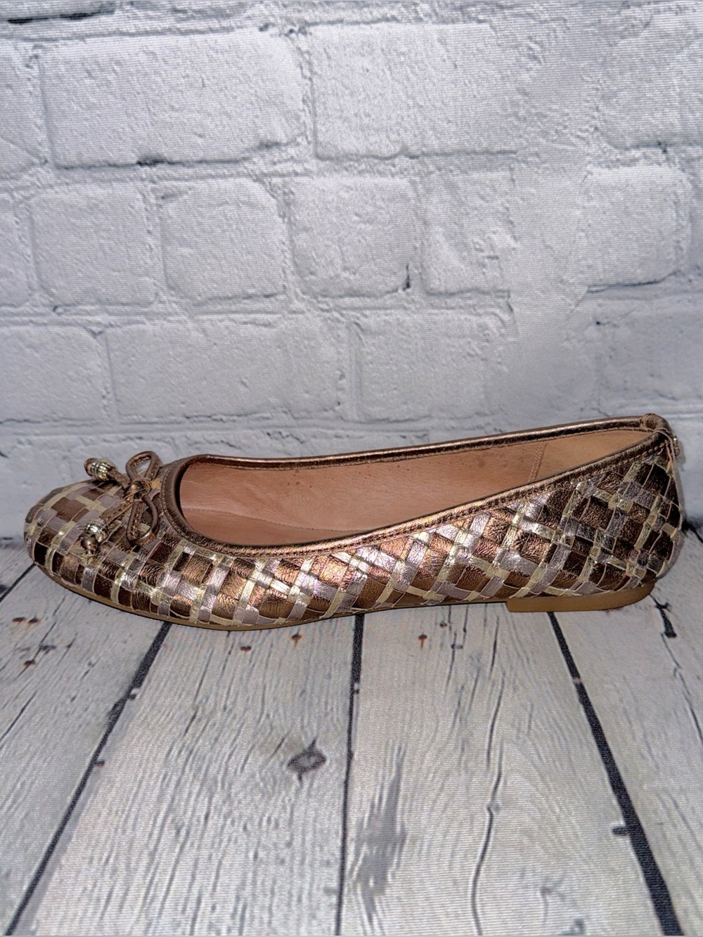 Elliott Lucca Woven Ballet Flats